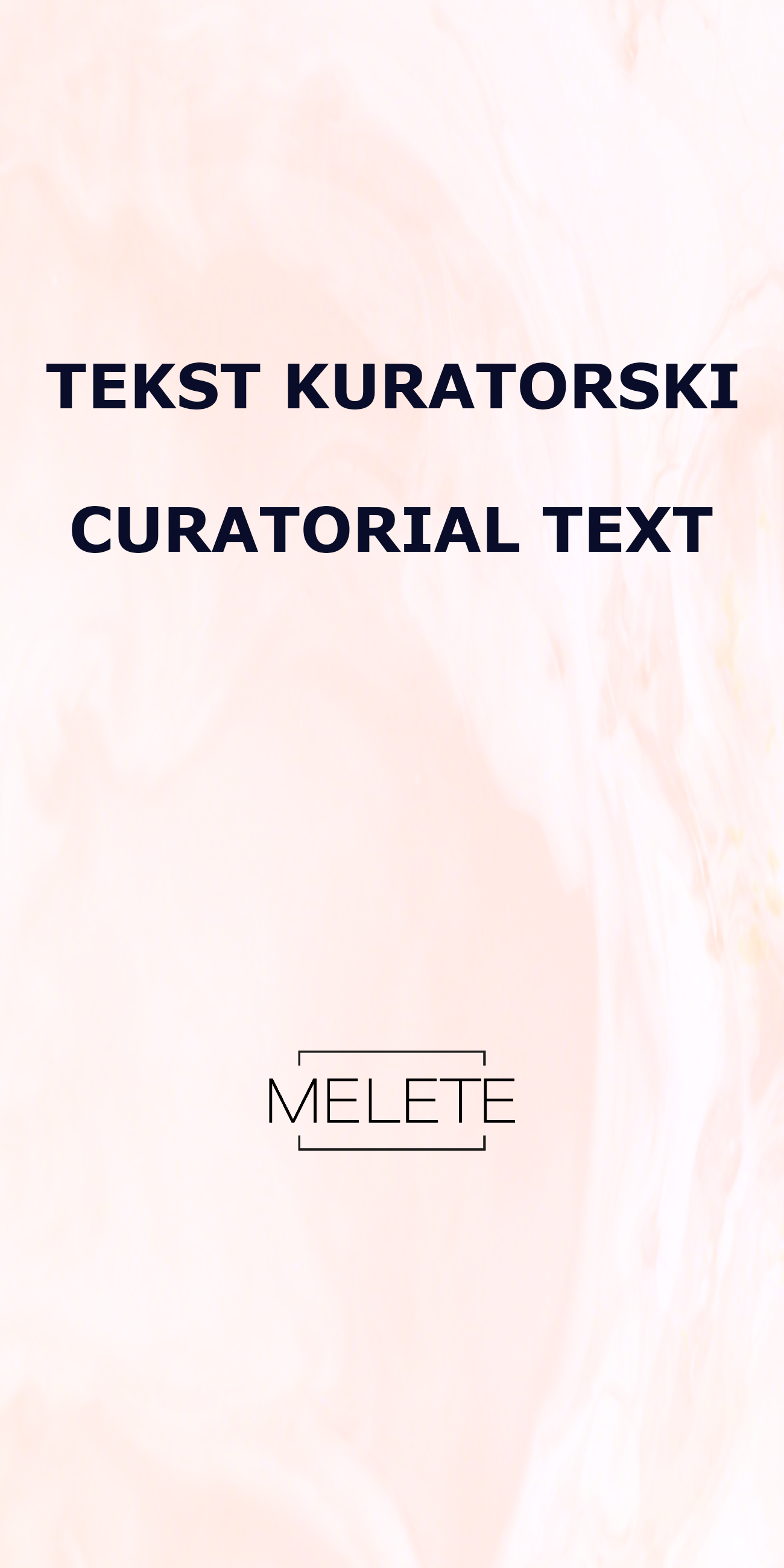 tekst kuratorski / curatorial text